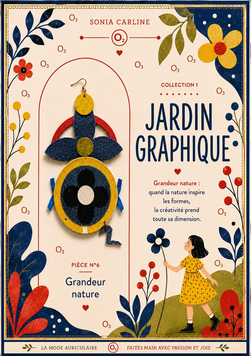 Grandeur Nature - Collection Jardin Graphique -  PIÈCE N°6