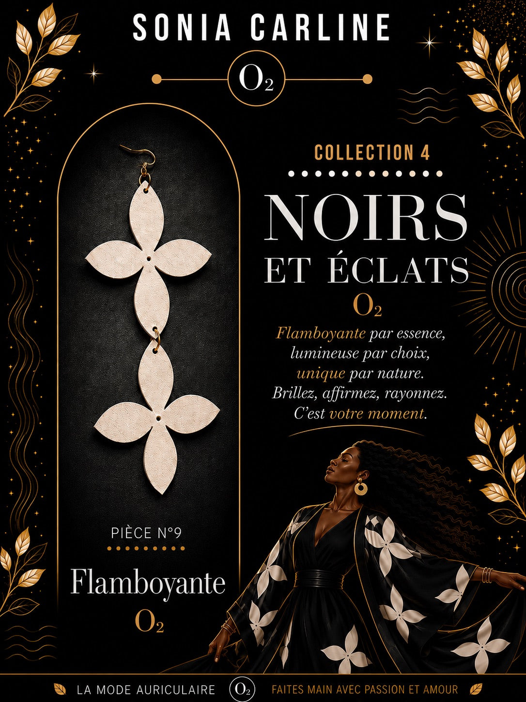 Flamboyante - Collection Noirs & Éclats - PIÈCE N°9